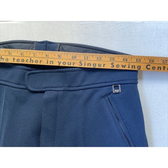 VTG Roffe Ski Wear SnowBoard Pants Womens Size 14 Navy Blue Stretch USA EUC - Picture 8 of 13